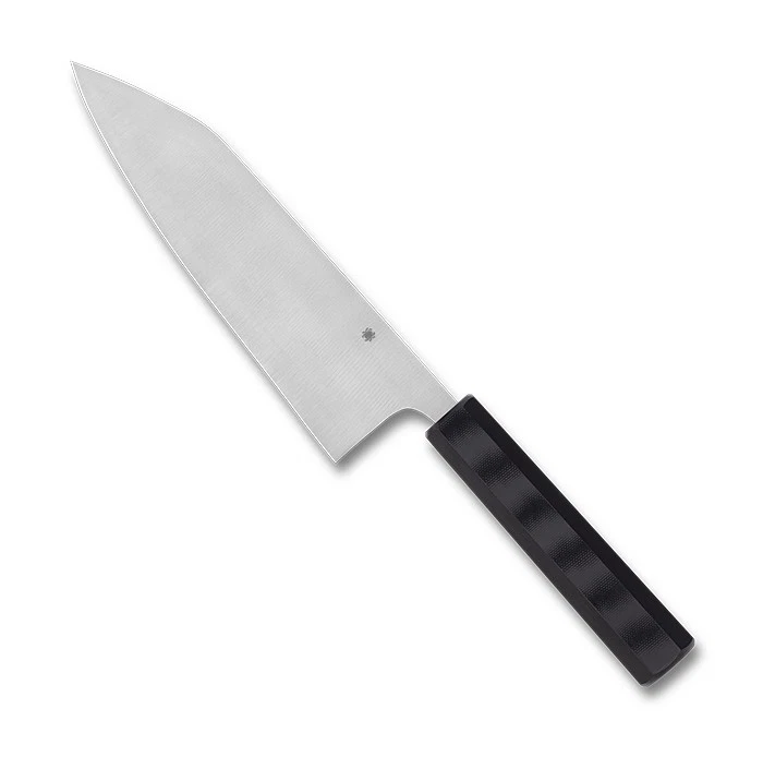Spyderco Knives Wakiita Bunka Bocho Kitchen Knife Black G10 BD1N Stainless K18GP - Image 1 of 1