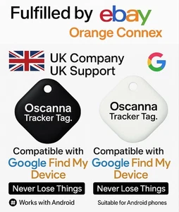 Paquete de 2 etiquetas rastreado Oscanna con Google Find My Device (SOLO ANDROID) - Imagen 1 de 11
