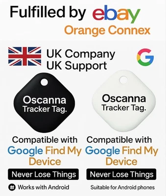 2-Pack Oscanna Localizzatore Etichetta per Google Trova My Dispositivo, Come - Immagine 1 di 4