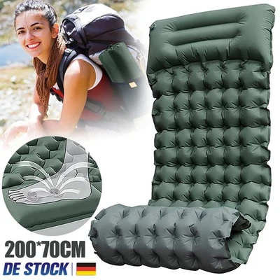 Camping Isomatte selbstaufblasend Luftmatratze Outdoor Campingmatte Matratze - Bild 1 von 4