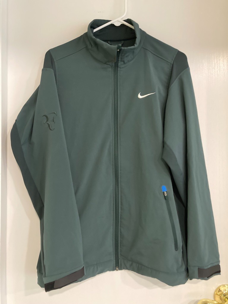 NIKE - 【美品】ナイキ　US-S テニスジャケット　RF フェデラー　アビスグリーン 2025年最新】Yahoo!オークション -ナイキ フェデラーの中古品