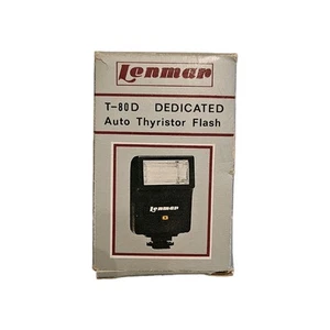 Lenmar T-80D Thyristor Blitz dediziertes Auto für Pentax NEU IM KARTON Vintage - Bild 1 von 4
