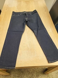 Mens Red Herring Slim Black Jeans/36 Short - Picture 1 of 10