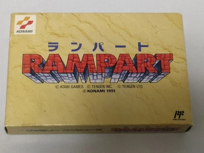 Rampart W/Box Manual CIB Famicom FC Retro Unused Game Very Good NTSC-J Japan - Image 1 of 4
