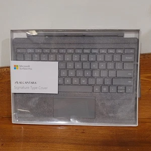🔥Microsoft Surface Pro Signature Type Cover Grey English 2017 - Picture 1 of 7