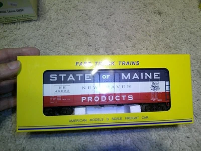 S GUAGE AMERICAN FLYER/AMERICAN MODELS STATE OF MAINE #45083  40' REEFER - Image 1 of 2