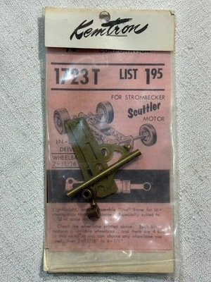 KIT CHASIS COCHE RANURA 1/24 LATÓN KEMTRON #1723T PARA MOTOR STROMBECKER SCUTTLER Foto 1 de 4