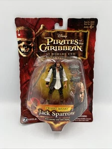 Jack Sparrow Desert Weary Figur #38 Fluch der Karibik Zizzle 2007 NEU - Bild 1 von 4