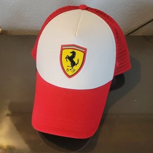 Ferrari Puma Hat Red Racing Snapback - Picture 1 of 4