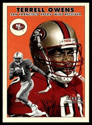 2000 Fleer Tradition Terrell Owens San Francisco 49ers #55 - Image 1 of 2