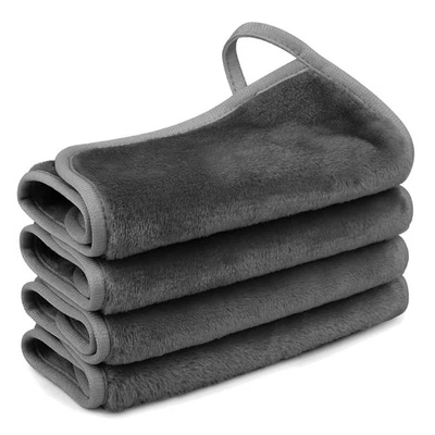 Wiederverwendbare Mikrofaser Abschminktücher Waschbar 4 Stück Gesichtsreinigung - Bild 1 von 2