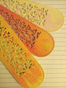 Handmade Iridescent Light Pink Bookmark - Picture 1 of 5