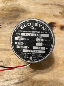Superior Electric SS 25 SLO-SYN Synchronous/Stepping Motor, Type SS25 - Picture 1 of 3