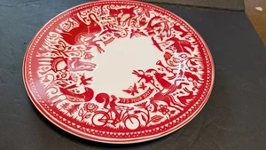 CRATE & BARREL KATE FORRESTER IT'S YOUR DAY CAKE PLATE  10.5    GREAT  USED COND - Picture 1 of 4