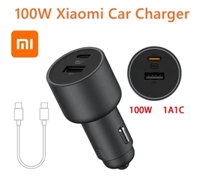 Xiaomi Auto Zigarette 100W 1A1C Ladegerät 5V Dual USB Schnellladen Handys, Laptop - Bild 1 von 5