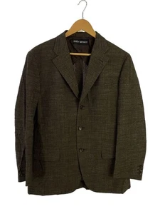 Issey Miyake With Flap Inside/Tailored Jacket/2/Wool/Brown/Plain/Me81Fd063 - Picture 1 of 8