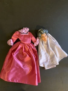 Vintage 1991 Mattel Disney Wicked Stepmother Doll Mask & Costume Set - Picture 1 of 4