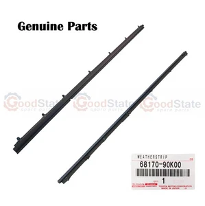 Genuine LandCruiser HDJ79 HDJ78 GRJ79 Front RH LH Door Glass Inner Mould Kit - Picture 1 of 5