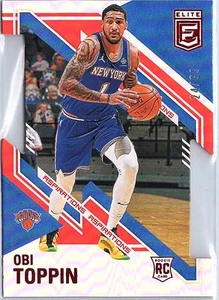 2020-21 Panini Donruss Elite #101 Obi Toppin Aspirazioni #/99 RC - Foto 1 di 2