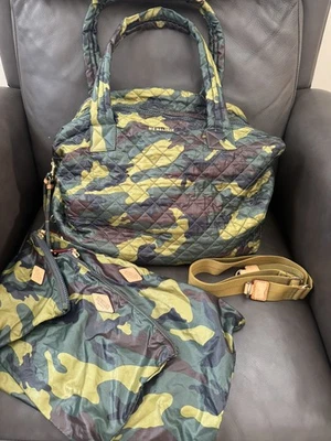 MZ Wallace迷彩绗缝手提包 — 第 1/4 张图片
