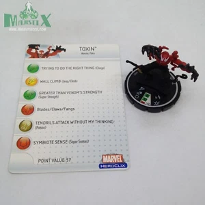 Heroclix Web of Spider-Man set Toxin #103 Limited Edition figure w/card! - Picture 1 of 1