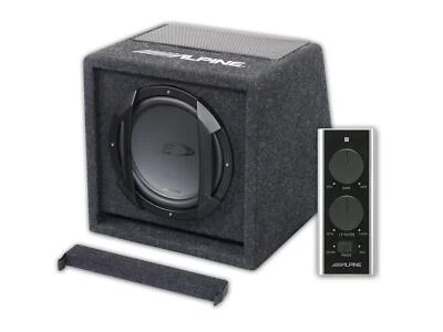 Alpine SWE-815 Aktiver Subwoofer 20 cm (8-Zoll) Aktiv Subwooferbox 300 Watt - Bild 1 von 4