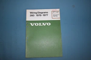 1976-77 Volvo 260 Wiring Diagrams Service Shop Repair Manual - Bild 1 von 12