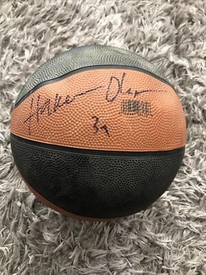HAKEEM OLAJUWON  Autographed/NCAA Macgregor Official Collegiate Basketball SWC - Image 1 of 3