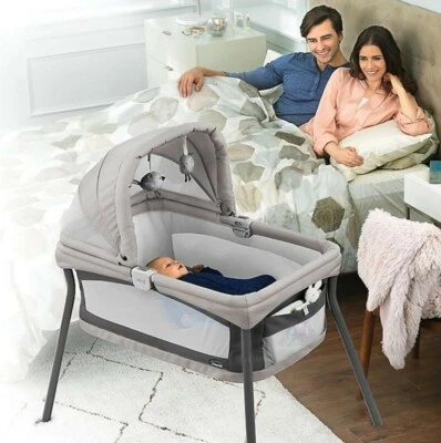 Cuna portátil Chicco Lullago Nest, bolsa de transporte apta para viajar. EN VAINILLA Foto 1 de 4