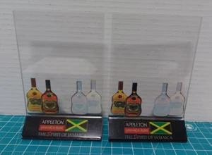 Appleton Estate Jamaica Rum Restaurant Table Signs Lot of 2 - Picture 1 of 7