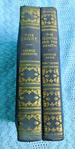 2-BOOK LEAGUE OF AMERICA-40's-EGOIST-MEREDITH-THE CLOISTER & THE HEARTH READE - Picture 1 of 4