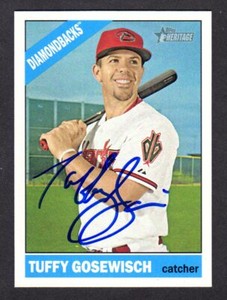 2015 HERITAGE #672  Tuffy Gosewisch  AZ DIAMONDBACKS  SIGNED AUTOGRAPH AUTO COA