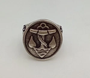 Anello ancora Pietro Ferrante made in Italy taglia M unisex - Foto 1 di 4