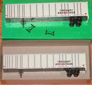 HO BOWSER 55562 53' HIGHWAY PLATE TRAILER (2) DART 11957 - Picture 1 of 1