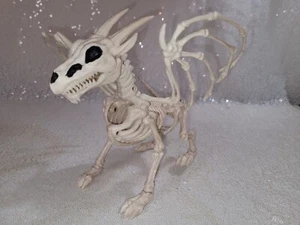 Halloween Dragon Skeleton Bones Plastic Figurine Creepy Decor New 14" - Picture 1 of 7