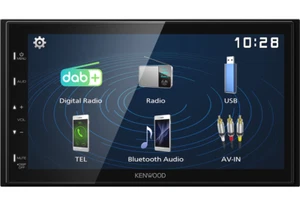 Kenwood DMX129DAB Doppel-DIN-WVGA-Monitor Bluetooth-Modul und DAB+ Digitalradio - Bild 1 von 2