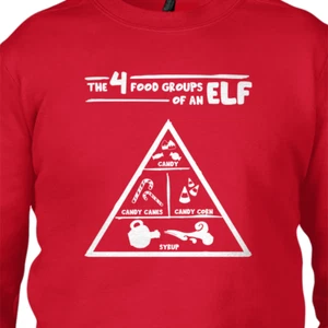 Womens Christmas Sweaters - Funny Holiday Sweatshirt Xmas Elfs Gifts for Her - Picture 1 of 5