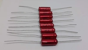 20pcs WEGO GERMANY 10uF 100V AR-B BIPOLAR 9x23mm Tube amp CAPS FOR Audio ! - Picture 1 of 3