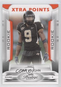 2009 Playoff Prestige Xtra Points Orange /300 Chip Vaughn #121 Rookie RC
