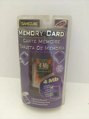 4MB Memory Card Black For GameCube Expansion New Sealed Toys R Us - Image 1 of 4