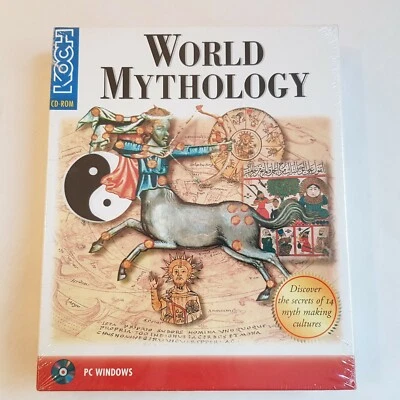 CD ROM World Mythology 1997 Koch Windows PC education sealed NOS vintage - Image 1 of 4