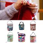 Multifunctional Wool Storage Bag with Embroidery and Sewing Supply Pouches