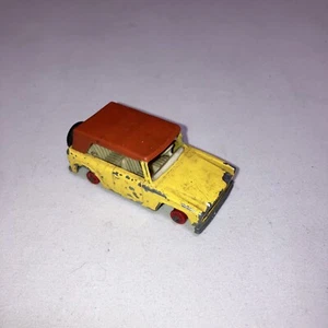Vintage Matchbox Series No. 18 Superfast Field Car Yellow NO TIRES Free SHIP - Picture 1 of 5