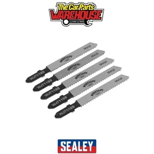 Sealey WJT118B Worksafe Jigsaw Blade for Metal 55mm 12tpi - Pack of 5 - Picture 1 of 5