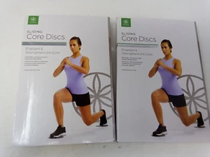 Gaiam Sliding Core Discs Engages & Strengthen Reversible ( Lot of 2) - Picture 1 of 2