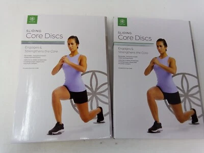 Discos de núcleo deslizante Gaiam se acopla y fortalece reversibles (lote de 2) Foto 1 de 2