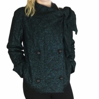 Blazer Chaqueta Chaquetón Piazza Sempione Tweed Lana Secretaria Lazo Italia 40 Foto 1 de 4