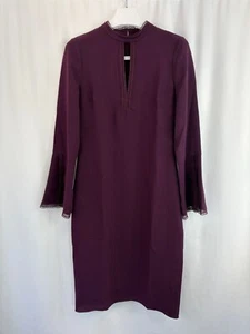 NWT Shoshanna Plum Purple Dress Sz 8 - Picture 1 of 8