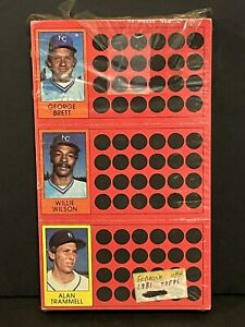 1981 Topps Baseball SCRATCH-OFFS SET (ALL 36 PANELS)........UNSCRATCHED!