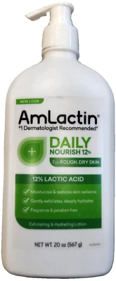 Loción hidratante Amlactin Daily Nourish 12 %, 20 onzas (New Look) Foto 1 de 4